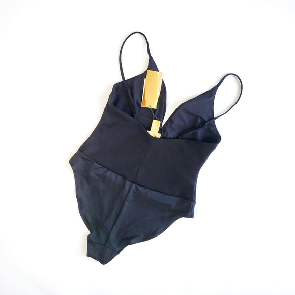 H&M WIRED PLUNGE NECK BODYSUIT NWT - Picture 9 of 10
